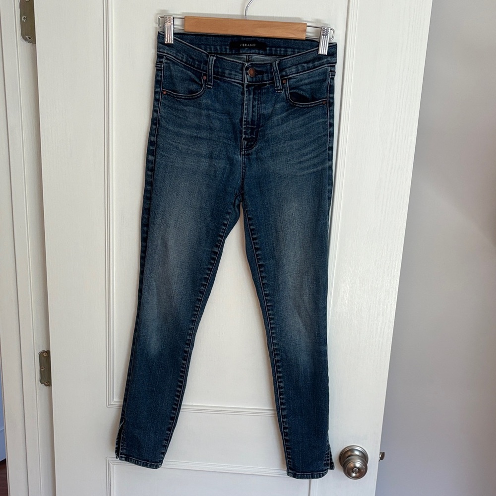 J Brand Dark Blue Skinny Jeans